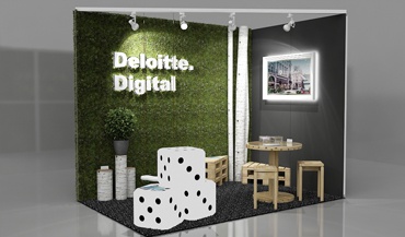 Zabudowa targowa Deloitte Digital